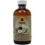 Tropic Isle Living Jamaican Coconut Black Castor Oil 4oz