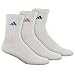 adidas Women's 6-Pack Crew Sock, White/Diva/Collegiate/Light Blue/Black