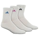 adidas Ladies 6-Pack Crew Sock by 