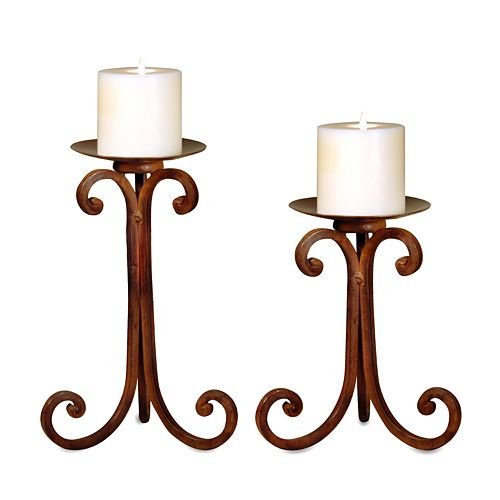 San Miguel Santo Pillar Candleholders
