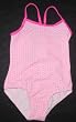 Girls 1 PC Swimsuit XX Back Pink/Yellow Daisies
