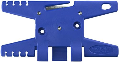 Spool Tool (Blue) - The Ultimate Paracord Tool for Your Bug Out Bag, Survival Kit or Paracord Crafts. Holds up to 100' of Paracord! LIFETIME WARRANTY!