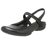 privo Womens Luis Flat Slingback,Black,7.5 M