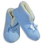 Secret Treasures - Ladies Slipper Bootie, Light Blue