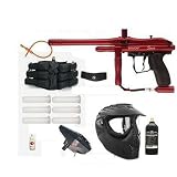 Paintball Kingman Spyder Sonix NEW RED Matte Gun Mega Set SN09 With MOTORIZED LOADER