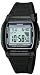 Casio Men's Illuminator W201-1AV Black Resin Quartz Watch with Digital Dial