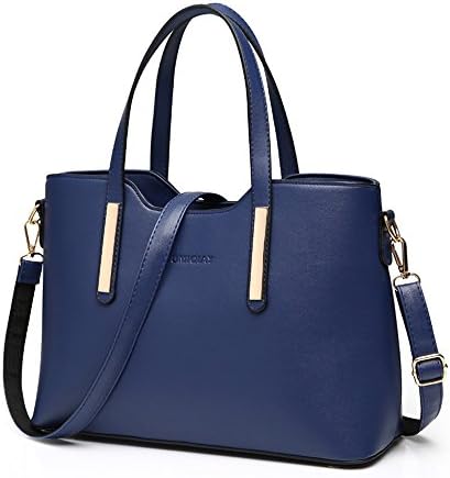 Firegirl womens handbag PU Leather Tote bags Navy Purse Shoulder Bags Navy