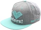 DGK Diamond Haters Snapback Cap - Heather Grey/Mint