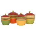 Hot Tamale 4-pc. Canister Set