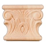 Jeffrey Alexander Acanthus Capital (CAP1CH) 1 x 3-7/8 x 3-1/2, Cherry