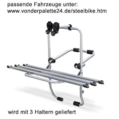 HECKTR�GER FAHRRADTR�GER STEELBIKE MIT SCHIENEN 3 R�der T�V