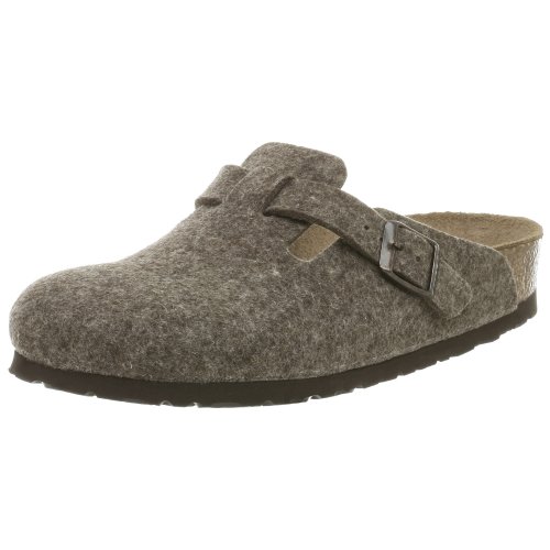 Birkenstock Boston Soft Footbed Clog,Cocoa Wool, Mens Clogs Shoes