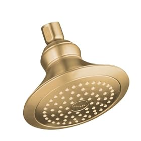 KOHLER K-16166-BV Revival Single-Function Showerhead, Vibrant Brushed Bronze