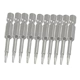 uxcell ドライバービット 六角ビット　磁性パワーツール　1.5mmチップ 50mm長さ 10個　製