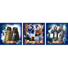Decofun, Dr Who Art Squares, Self Adhesive Stickers