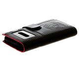 RMC Martin Ksohoh black leather large travel wallet 163252 FCIFR 9643 REDM5521
