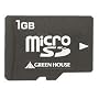 GREEN HOUSE micro SD�J�[�h 1G �A�_�v�^�t�� GH-SDMR1GZ