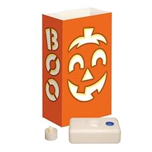 Pumpkin Bag Luminaria Kit 12pk