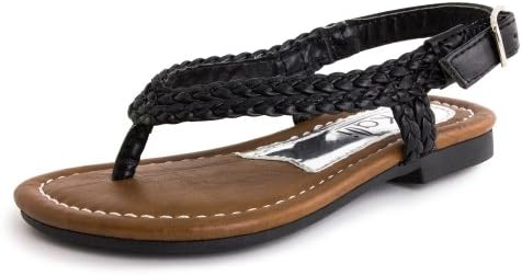 Girls Ankle Strap String Sandal (Toddler/Little Kid)