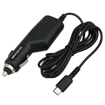 eForCity Car Charger for Nintendo DS Lite, Black