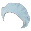 New 11-1/2" Cotton Light Knit Slouchy Beret Tam Hat Lt Blue