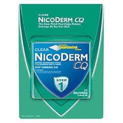 NicoDerm CQ STEP 1 - 3 Week Kit - 21 Clear 21 mg Nicotine Patches