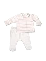 Pasito a Pasito Conjunto Camiseta Polainas 6 Meses (Rosa)