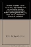 Methods of test for sodium tripolyphosphate (penta sodium triphosphate) and sodium pyrophosphate (tetra sodium pyrophosphate) : [metric units]. Part 2, Measurement of pH value of sodium tripolyphospha