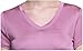 METWAY Women's Short-Sleeve New Mulberry Silk V-Neck T-Shirt