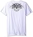 Southpole Men's Short Sleeve All Over Foil and Print Graphic Tee With Southpole Asymmetric Logo