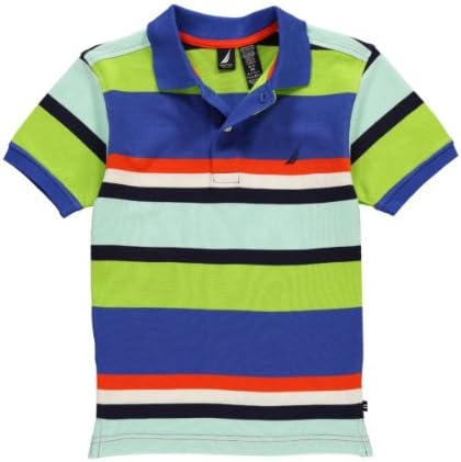 Nautica Little Boys' Stripe Polo (Multi 7)