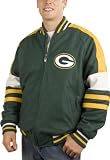 Green Bay Packers Wool and Leather -Reversible- Varsity Jacket