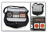 Nintendo: Controllers All Over Reversible Flap Messenger Bag