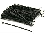 read full review Berk Automotive 100 UV Black Mini Nylon Cable Ties 4-Inch Locking 18lb