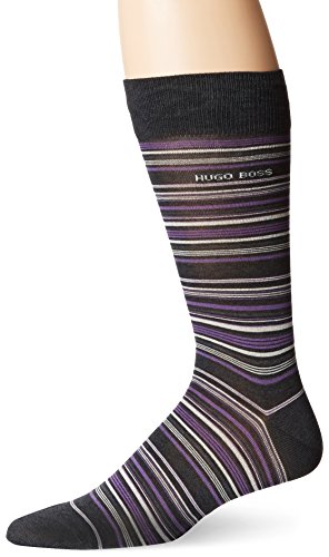 BOSS HUGO BOSS Men's RS Design Striped Crew Dress Sock
