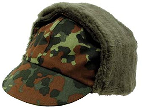 German Army (Bundeswehr) Winter Cap - FLECKTARN CAMO