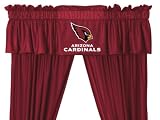 Arizona Cardinals Window Treatments Valance and Drapes