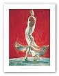 Flowing Dress by Fletcher Sibthorpe 26.5"x19.25" Art Print Poster