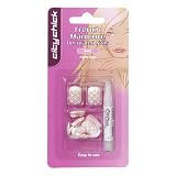 City Chick Star Fishnet Bare Petite Nails with 1g Nail Glue(20 Nails)'