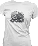 Elvis Presley on a Motorcycle Womens T-shirt, Women's Elvis Presley Signature Shirts
