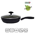SAUTEUSE CERAMIQUE ECOLOGIQUE 28CM TOUS FEUX- NOIR - ECOSIL