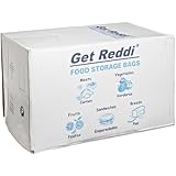 Inteplast PB5547519 19" Length x 5-1/2" Width x 4-3/4" Gusset, Large Bread And Bakery Poly Bag (Case of 1,000)