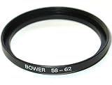 Bower Step-Up Adapter Ring 58mm Lens to 62mm Filter Size 58-62 mm