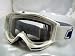 SPY OPTIC MAGNETO MATTE WHITE PEARL FRAME CLEAR ANTI FOG WITH FIXED FOAM MX GOGGLES
