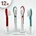 NEW GENERIC BRAND Set of 12 Replacement Toothbrush Heads for Philips Sonicare Kid's Toothbrush