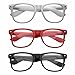 Nerd Raver Poser Clubbing Clear Lens UV400 Dork Horn Rimmed Glasses