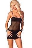 Adrenaline Seamless Net Dress, Black - One Size