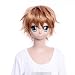 Cosplay Wigs Party wig Tohru Mutou short half wig brown Costume Wig Hair wig Wigs Costume Wig for pa