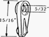 United States Hdwe. WP-9877C Storm And Screen Clip