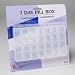 7 Day Pill Dispenser with 28 compartments in all